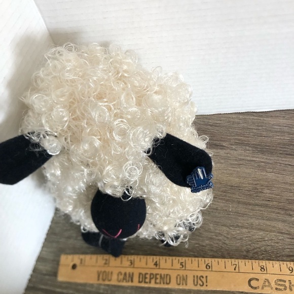 Vtg Applause Black and White Sheep Plush - Picture 10 of 12